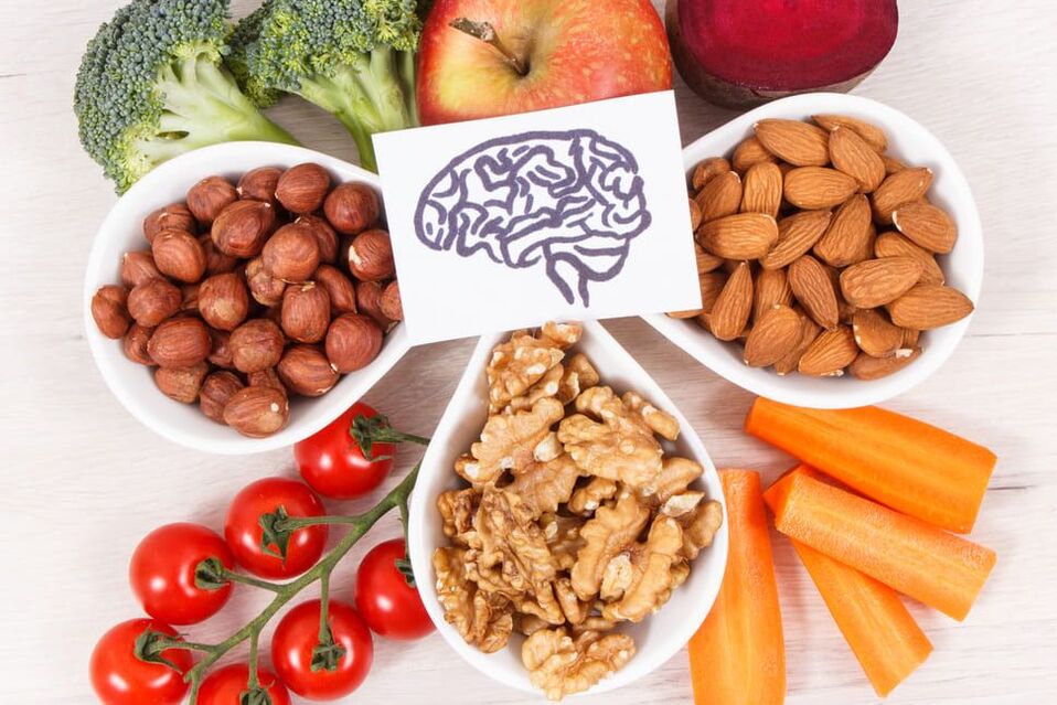 oreščki in zelenjava so dobri za spomin in možgane
